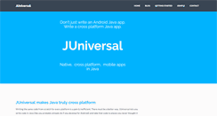 Desktop Screenshot of juniversal.org